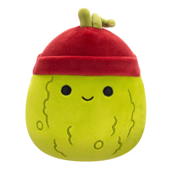 NWT 5” Salim the Pickle with Beanie Squishmallow - Picture 3 of 5